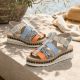 10. Rieker V7904-90 Women's Leather Wedge Sandals