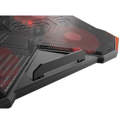 13. GENESIS Oxid 260 cooling pad for laptop 43.9 cm (17.3") 1010 RPM Black, Red