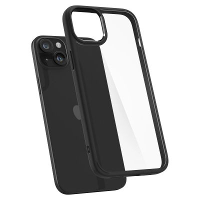 6. Spigen Ultra Hybrid iPhone 15 Plus Case - Matte Black