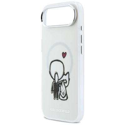 6. Karl Lagerfeld Karl & Choupette Back MagSafe Case for iPhone Air - Clear