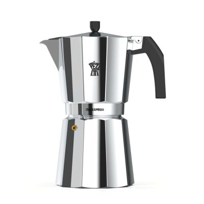 2. PEZZETTI ITALEXPRESS Aluminum Coffee Maker 14 Cups - Silver