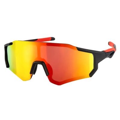3. Rockbros 10182 polarizing cycling glasses - red