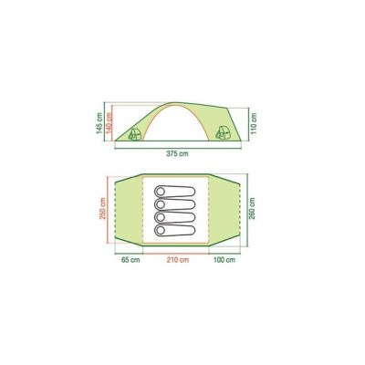 4. Coleman Rock Springs 4 Four-Person Tent