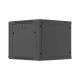 28. Lanberg 19" 9U 600x600 black wall-mounted rack cabinet with perforated doors (flat pack)