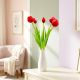 14. BOUQUET OF 5 RED PEONY TULIPS 39 CM LIFE-LIKE SPRING DECORATION