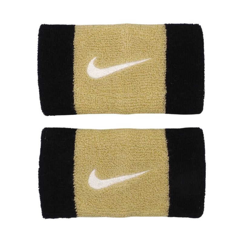3. Nike Swoosh Doublewide Wristbands 2 Pack N0001586055OS