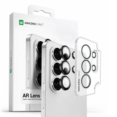 4. AmazingThing Radix AR Lens Glass for Samsung S26 Ultra Camera Lens - Black