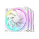9. Deepcool FL12 fan, white, 3-pack, 120 mm, 2150 RPM, 12 V