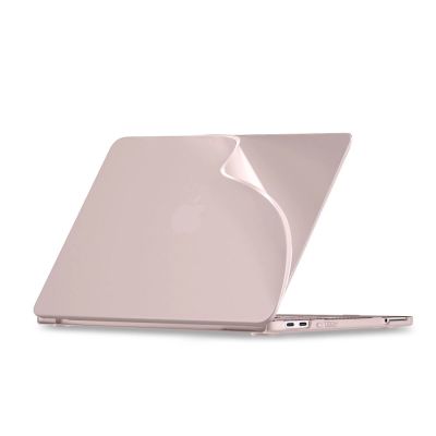 2. Tech-Protect Softshell Case for MacBook 13" 2026 - Matte Pink
