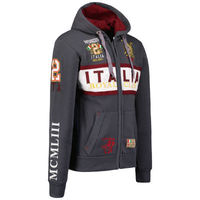 4. Geographical Norway Filio 100 M sweatshirt WW5417H/GN/Dark Gray