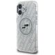 2. Karl Lagerfeld IML Glitter Karl & Choupette Heads Logo MagSafe iPhone 16 Case - Gray