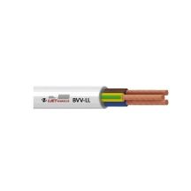 CABLE BVV-LL 3X1.5 WHITE 25M