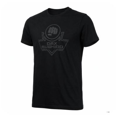 10. Men's T-shirt Black Cotton T-shirt DBX Bushido