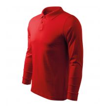 Polo shirt Malfini Single J. LS M MLI-21107 red