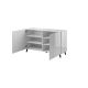 2D REJA chest of drawers white gloss/white gloss