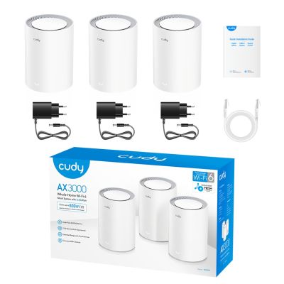 9. Cudy AX3000 Wi-Fi 6 Mesh 2.5G Solution