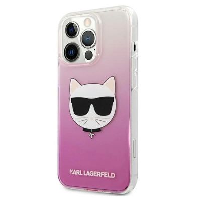 2. Karl Lagerfeld Choupette Head Case for iPhone 13 Pro Max - Pink