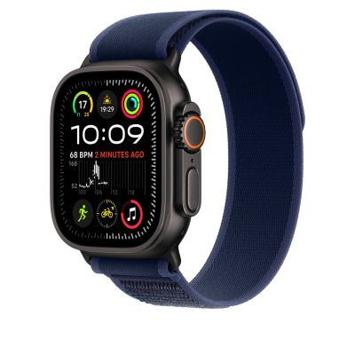 2. Apple Watch Trail Loop Strap for Watch Ultra 49mm Blau / Titan schwarz (S/M)