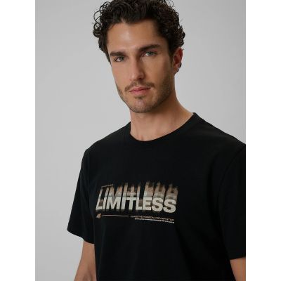 3. Men's regular printed T-shirt 4F 4FRSS26TTSHM4227-20S