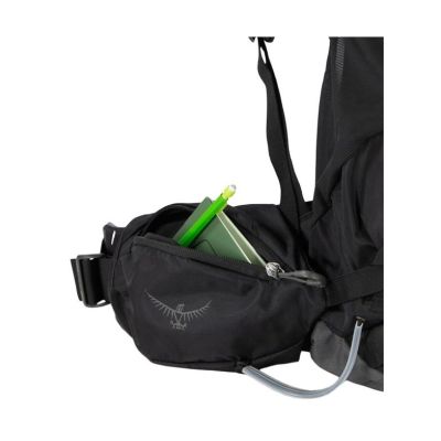 47. OSPREY Kestrel 48 trekking backpack, black, S/M