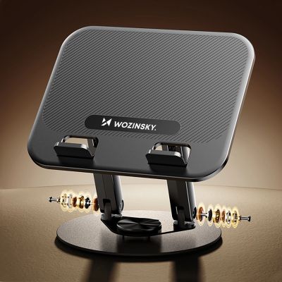 8. Wozinsky WRS-K75 swivel stand for laptop and tablet - black
