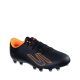 2. Skechers Academy AG Football Boots Black and Orange 252120 BKOR