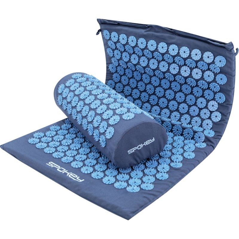 3. Spokey Akumat acupressure and massage mat with pillow, blue 943394
