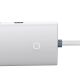 8. Baseus Lite Series HUB adapter USB Type C - 4x USB 3.0 2m white (WKQX030502)