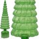 22. DECORATIVE CHRISTMAS TREE GREEN LED 13 CROWNS WARM WHITE 40CM