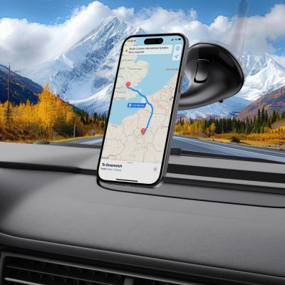 8. Tech-Protect N56 Car Holder for Dashboard, Windshield or Air Vent Mount - Black