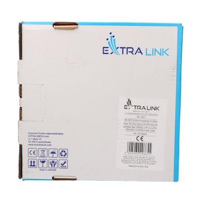 7. Extralink CAT6A UTP (U/UTP) INDOOR TWISTED PAIR 100M network cable