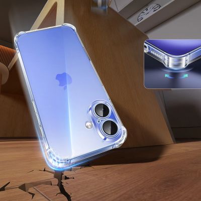 7. Ugreen Bright Cushion CA101 Case for iPhone 16 Plus - Clear