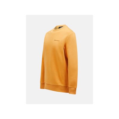 2. Peak Performance M Original Small Logo Crew Sweatshirt Orange