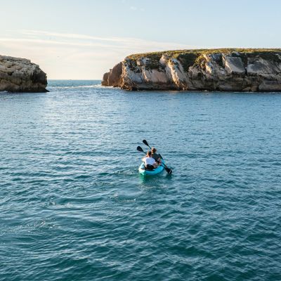 19. VIRTUFIT KAYAK 335 – TURQUOISE – WITH KAYAK SEATS AND CARRY BAG