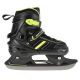 8. NILS EXTREME NH18191 2IN1 ROLLER SKATES BLACK-LIME SIZE M (34-38) WITH REPLACEABLE HOCKEY BLADE