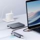 8. Baseus UltraJoy Series USB-A hub 4xUSB-A 3.0 1xUSB-C 5V 50cm - gray