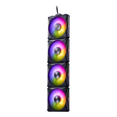 XPG HURRICANE MAG 120 Fan (120mm ARGB PWM Fan 4 pcs.) BK Retail Sale