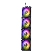 XPG HURRICANE MAG 120 Fan (120mm ARGB PWM Fan 4 pcs.) BK Retail Sale
