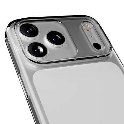 4. Puro 0.3 Nude Ultra-Slim TPU Case for iPhone 17 Pro Max - Transparent