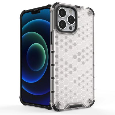3. Honeycomb Case armor cover with TPU Bumper for iPhone 13 Pro Max black
