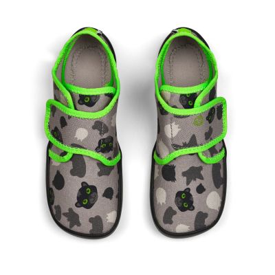 5. Affenzahn Movy Panther Cotton Barefoot Slippers (01398-80151)