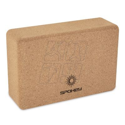 5. Spokey Nidra SPK-943415 cork yoga cube