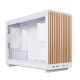 7. Lian Li DAN A3-mATX Wood Edition PC Case, Tempered Glass, Micro-ATX - Beech, White