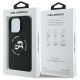 8. Karl Lagerfeld KLHMP16XSKCHTCK iPhone 16 Pro Max 6.9" black/black hardcase Silicone Karl&Choupette Heads MagSafe