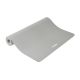 Gymnastics mat for yoga, pilates, fitness, 190x115cm, 2cm thick, NBR material, gray, REBEL ACTIVE