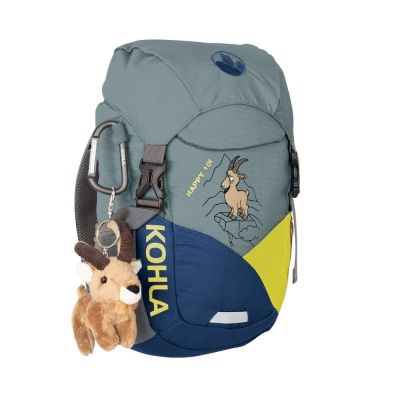 2. Kohla Happy 10L Kids’ Backpack – stormy sea/navy peony/sulphur