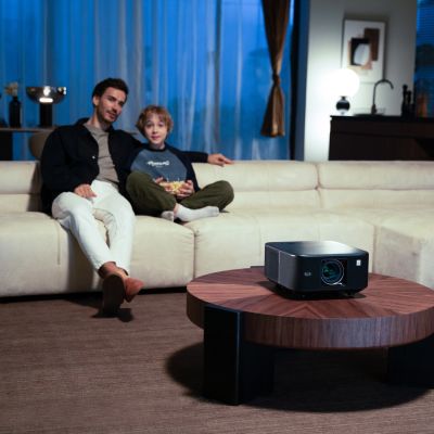 17. Yaber K3 LCD FullHD 1080p Multimedia Projector with JBL Speakers - Black