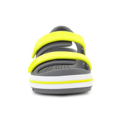 2. CROCS CROCBAND CRUISER SANDAL T KIDS SLATE GRAY/ACIDITY 209424-1NJ