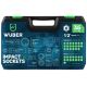 7. 35-Piece Set of Deep Impact Sockets, 1/2", 6-Point, WUBER