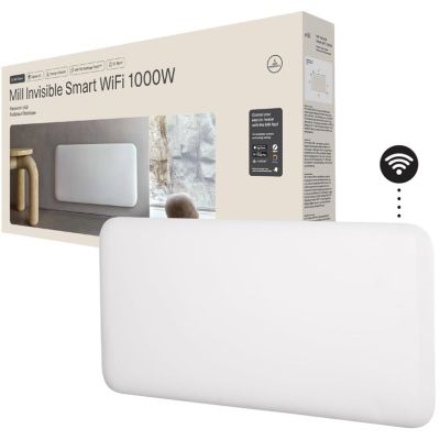 Mill WiFi Gen 4 Panel Heater PA1000WIFI4 / 1000 W / Area 12-16m2 / IPX4 / White